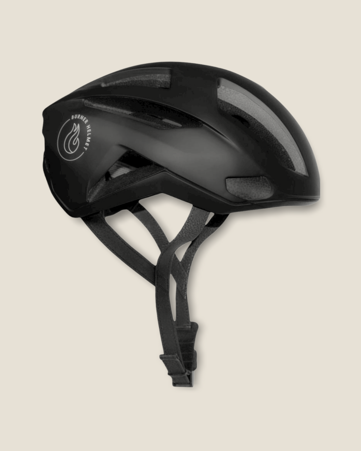 fahrradhelm steuer absetzen Schwarzer Nachhaltiger Fahrradhelm | Extra leicht | Recycelte Materialien